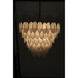 Lotus 8 Light 33 inch Matte Black Chandelier Ceiling Light, Extra Large