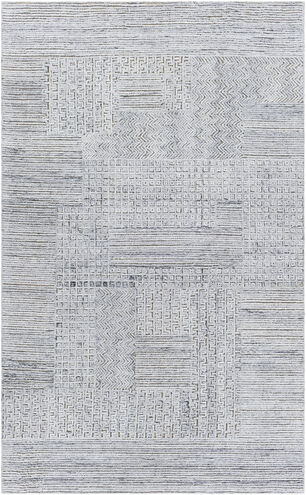 Rosario 90 X 60 inch Charcoal Rug in 5 x 8, Rectangle