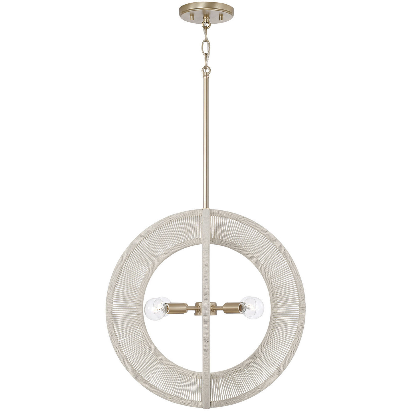 Delaney 4 Light 18 inch Matte Brass Pendant Ceiling Light