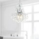 Princess 3 Light 12 inch Chrome Mini Chandelier Ceiling Light
