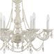 Paris Market 6 Light 28 inch Antique White Chandelier Ceiling Light in Clear Hand Cut