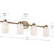 Shae 4 Light 32 inch Champagne Bronze Vanity Light Wall Light