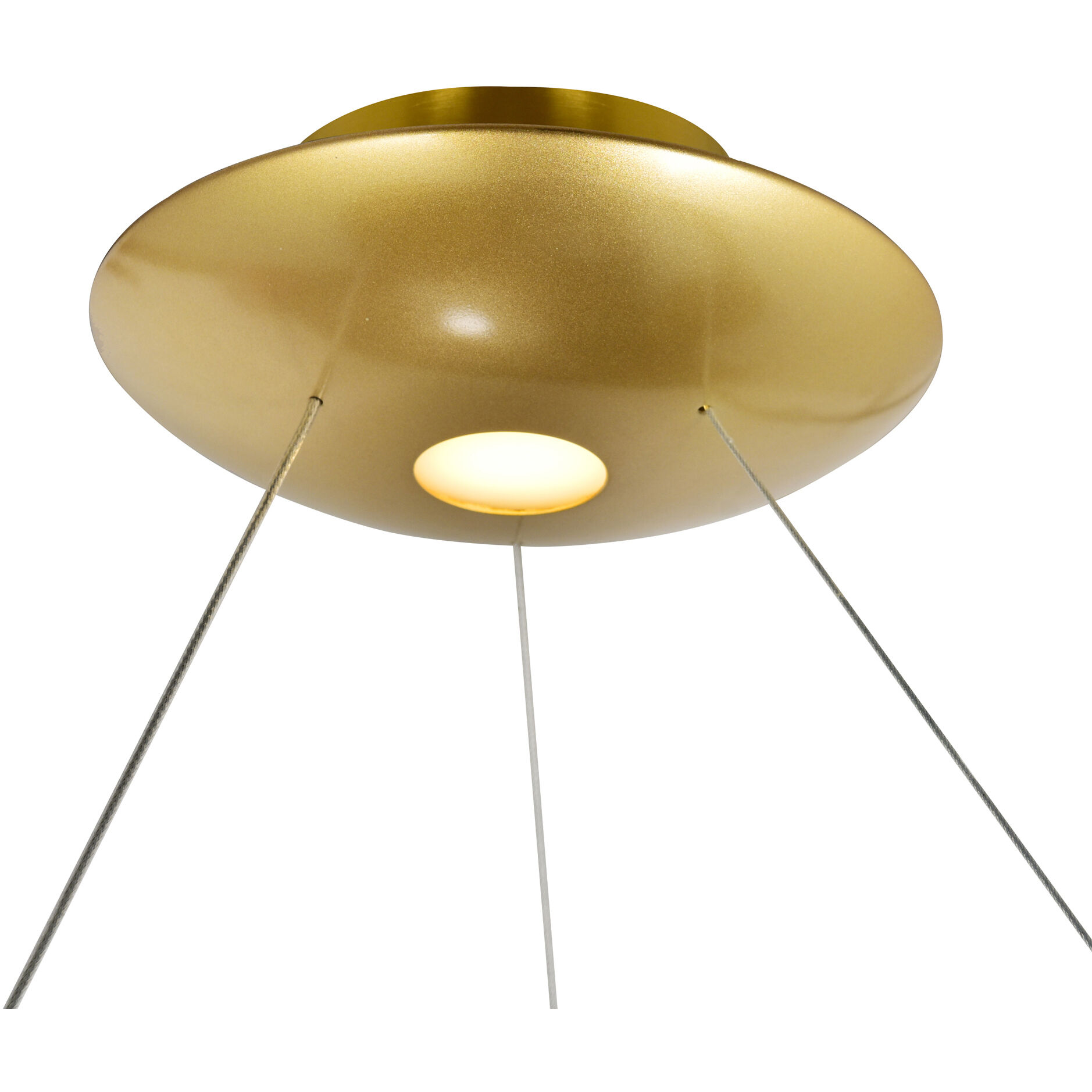 Deux Lunes LED 29 inch Brass and Pearl Black Island/Pool Table Light Ceiling Light