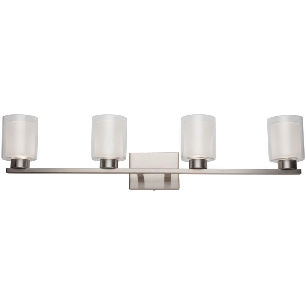 Saville LED 33 inch Brushed Nickel Bathroom Vanity Wall Light