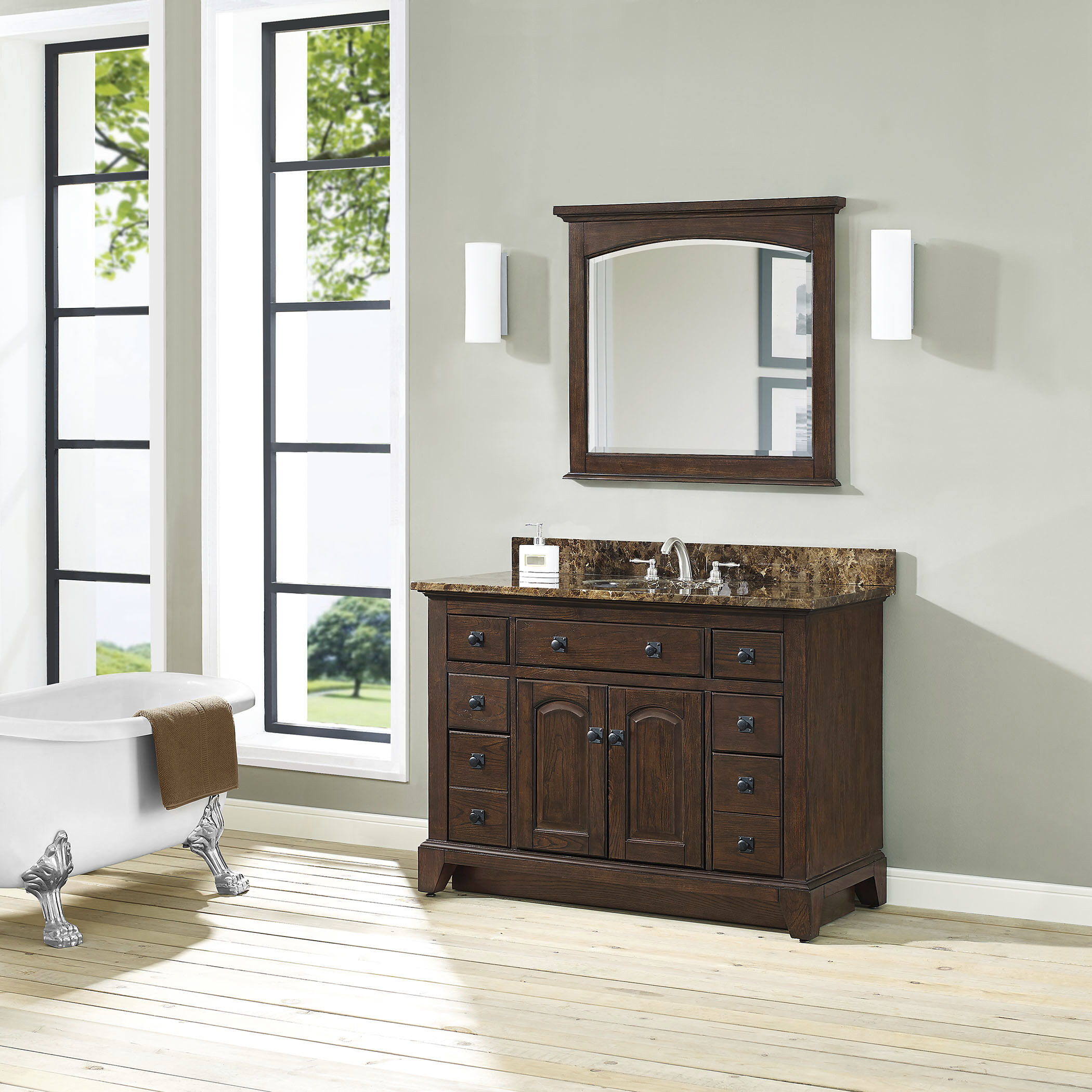 48 inch outlet bathroom vanity light