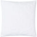 Semicircle 18 X 18 inch White Accent Pillow