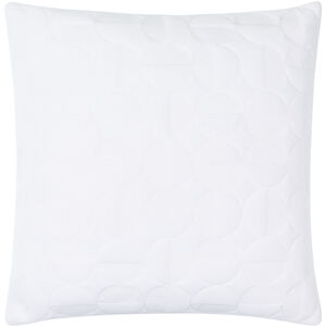 Semicircle 18 X 18 inch White Accent Pillow