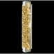 Terra Wall Sconce Wall Light in Silver, Antique Gold Leaf Studio Glass