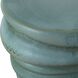 Skye 17.75 inch Light Aqua Glaze Garden Stool