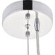 Flores 8 Light 20 inch Chrome Pendant Ceiling Light