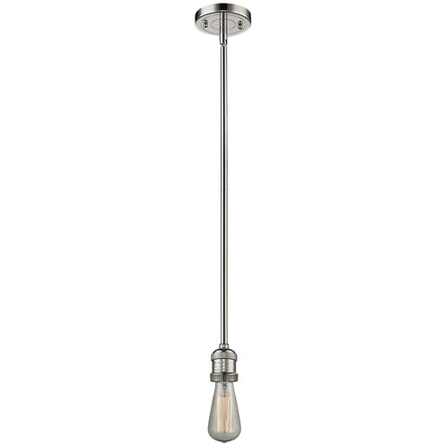 Franklin Restoration Olean 1 Light 6.75 inch Polished Nickel Mini Pendant Ceiling Light in Incandescent, Seedy, Franklin Restoration