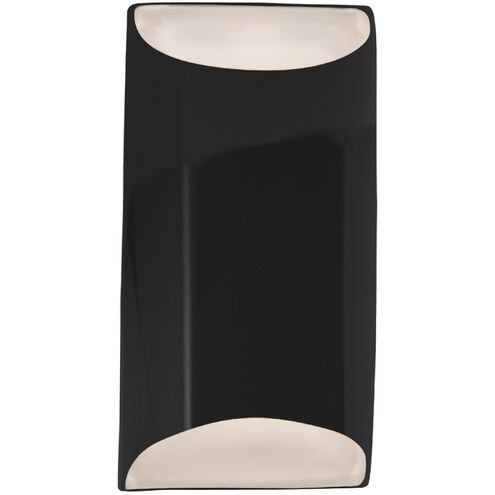 Ambiance LED 5.5 inch Gloss Black ADA Wall Sconce Wall Light