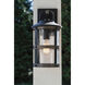 Estate Series Lakehouse LED 15 inch Black Outdoor Wall Mount Lantern, Small