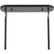 Sophie 6 Light 47 inch Matte Black Linear Chandelier Ceiling Light
