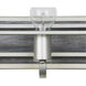 Lofty 3 Light 25.6 inch Silverado and Grey Bath Vanity Wall Light in Silverado/Grey Wood