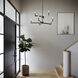 Fullton 9 Light 30 inch Midnight Black Chandelier Ceiling Light