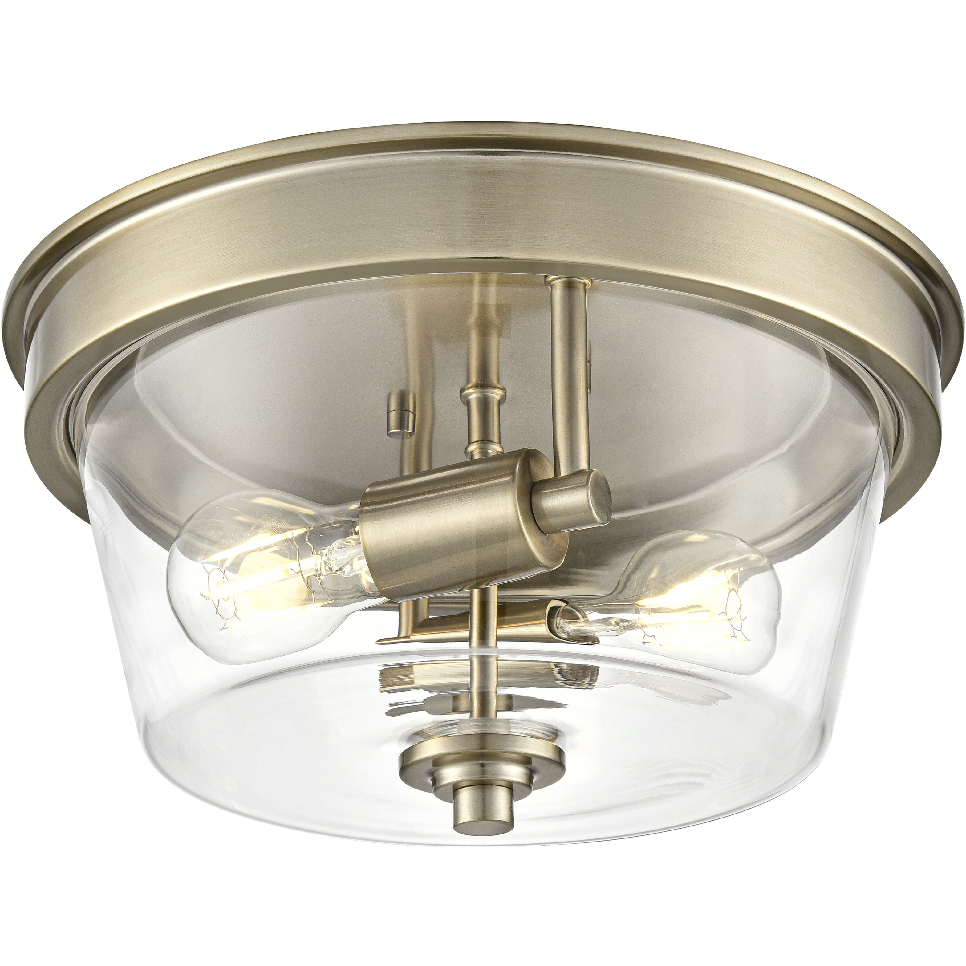 Strayhan 2 Light 13.00 inch Flush Mount