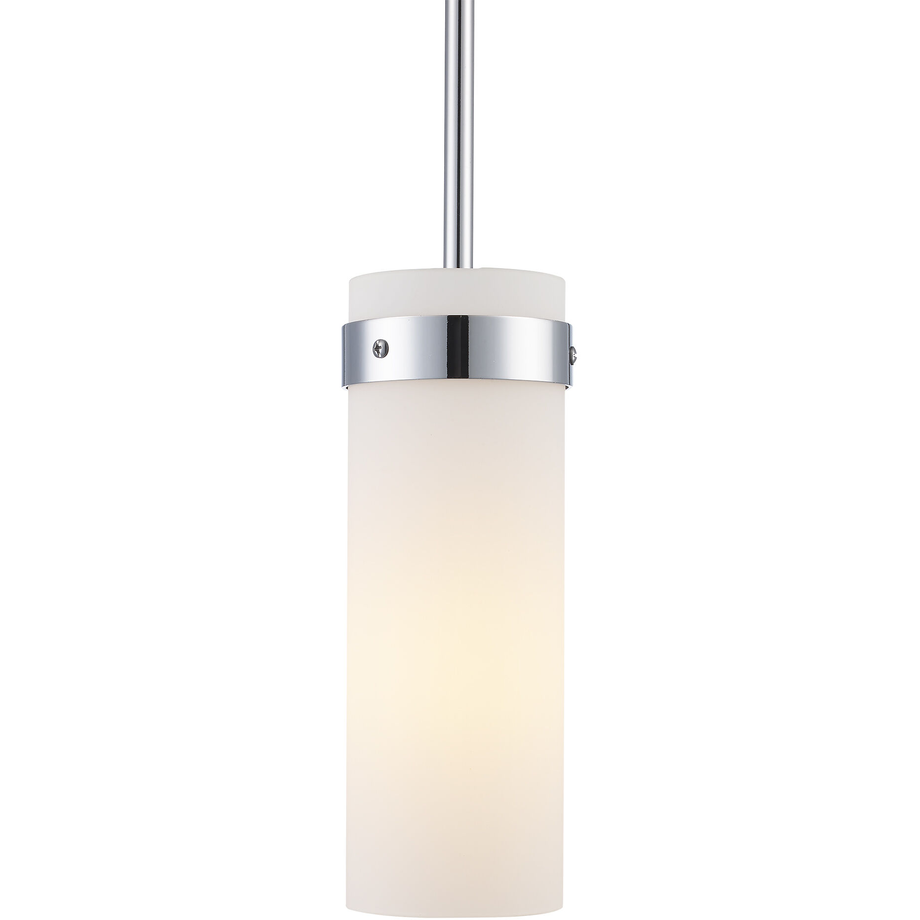Crosby 1 Light 4 inch Polished Chrome Cylinder Mini Pendant Ceiling Light