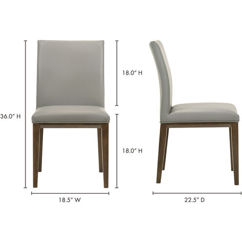 Frankie Grey Dining Chair, Set of 2