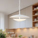 Prescott 15.63 inch Antique White Pendant Ceiling Light