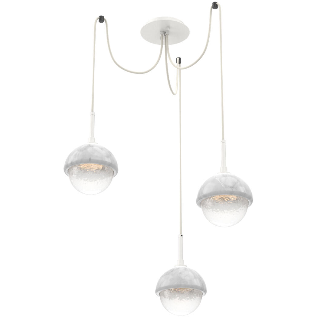 Cabochon 3 Light 14.10 inch Pendant