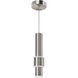 Lena LED 3 inch Satin Nickel Mini Pendant Ceiling Light