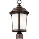 Calder 1 Light 20 inch Antique Bronze Outdoor Post Lantern