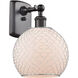 Ballston Farmhouse Chicken Wire 1 Light 8 inch Oil Rubbed Bronze Sconce Wall Light, Ballston