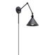 Ellerbeck 1 Light 8 inch Black Wall Sconce Wall Light