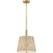 Sasha Pendant Ceiling Light in Lacquered Brass