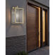 Westbrook 1 Light 17.75 inch Antique Brass Outdoor Sconce in Seedy Glass, Brass Traditions by Innovations Lighting