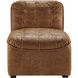 Oryan Upholstery: Brown; Base: Black Modular Chair
