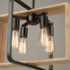 Perris LED 16.5 inch Black Pendant Ceiling Light
