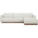 Vernon White Sectional, Right