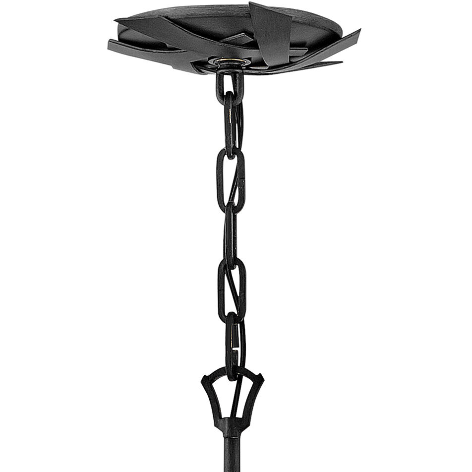 Vida LED 36 inch Brushed Graphite Chandelier Ceiling Light