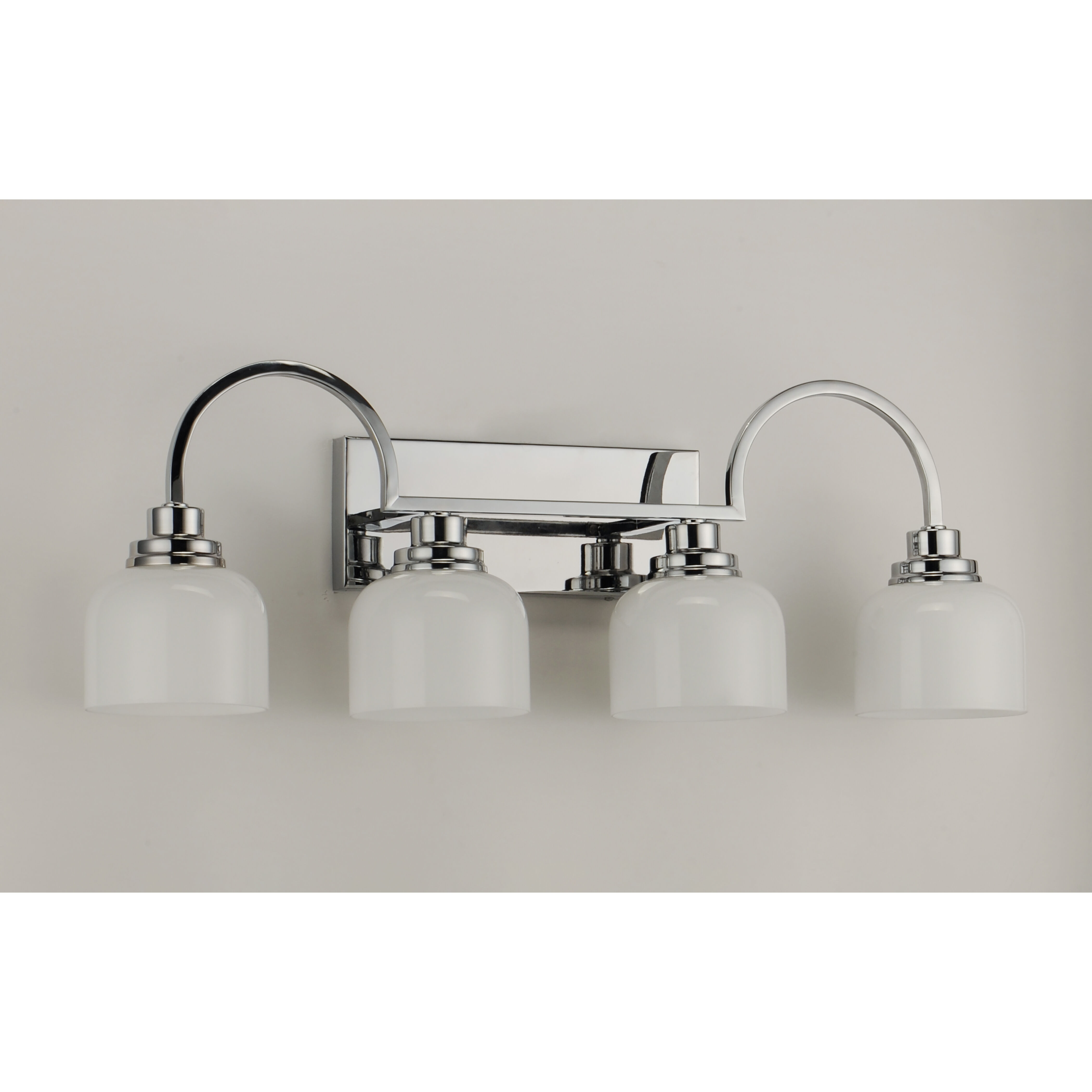Swale 4 Light 30.75 inch Polished Chrome Bath Vanity Wall Light