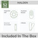 Malden 52 inch Matte Black Ceiling Fan