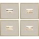 Landscapes Collection Sleek Champagne Gold Wood Framed Art