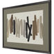 Strokes in Brown Brown and Beige and Neutral Framed Art