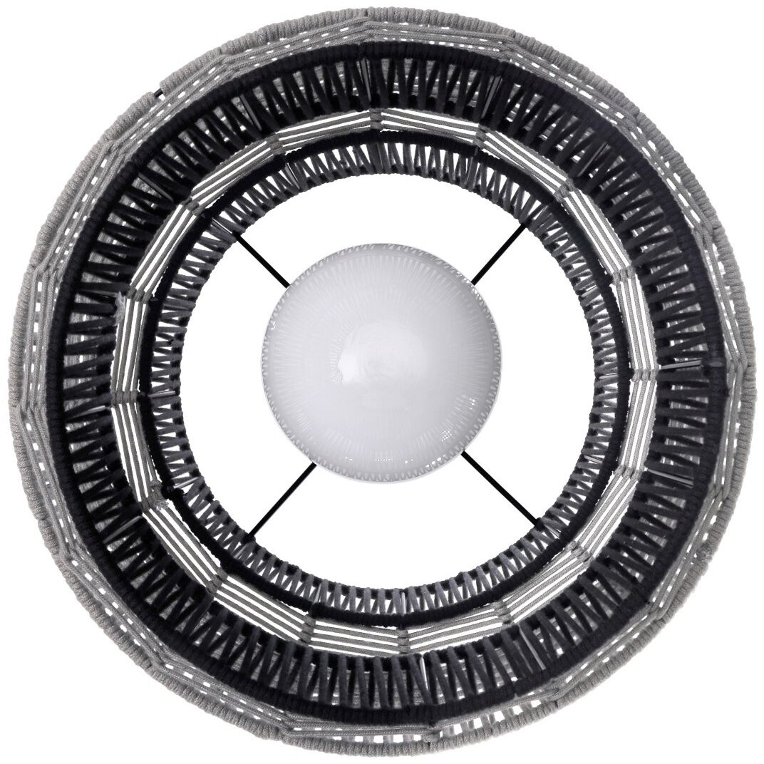 Aden 1 Light 22 inch Black Outdoor Pendant, Both Indoor/Outdoor