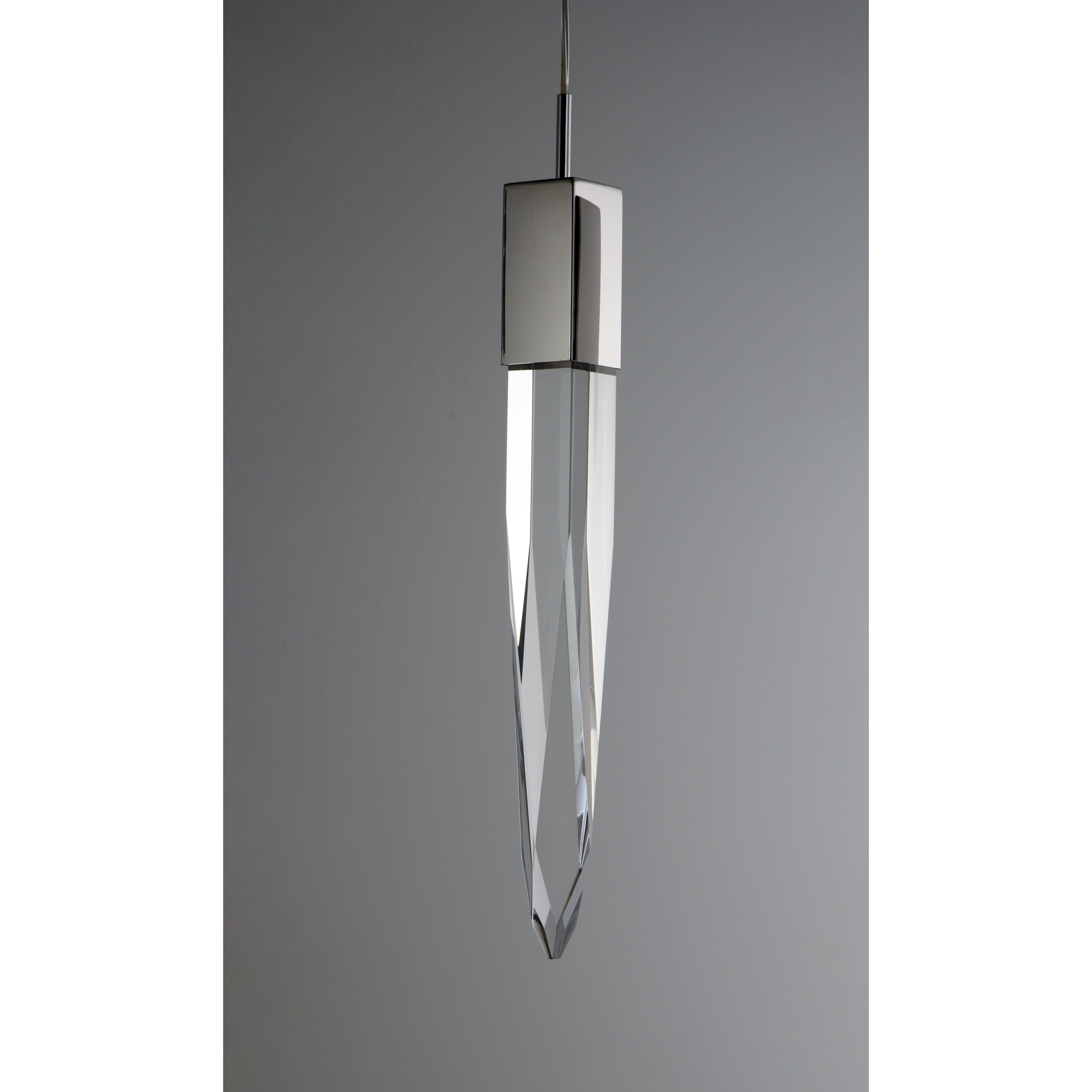 Quartz LED 4.75 inch Polished Chrome Mini Pendant Ceiling Light