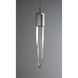 Quartz LED 4.75 inch Polished Chrome Mini Pendant Ceiling Light