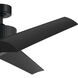 Almere 56 inch Satin Black Ceiling Fan