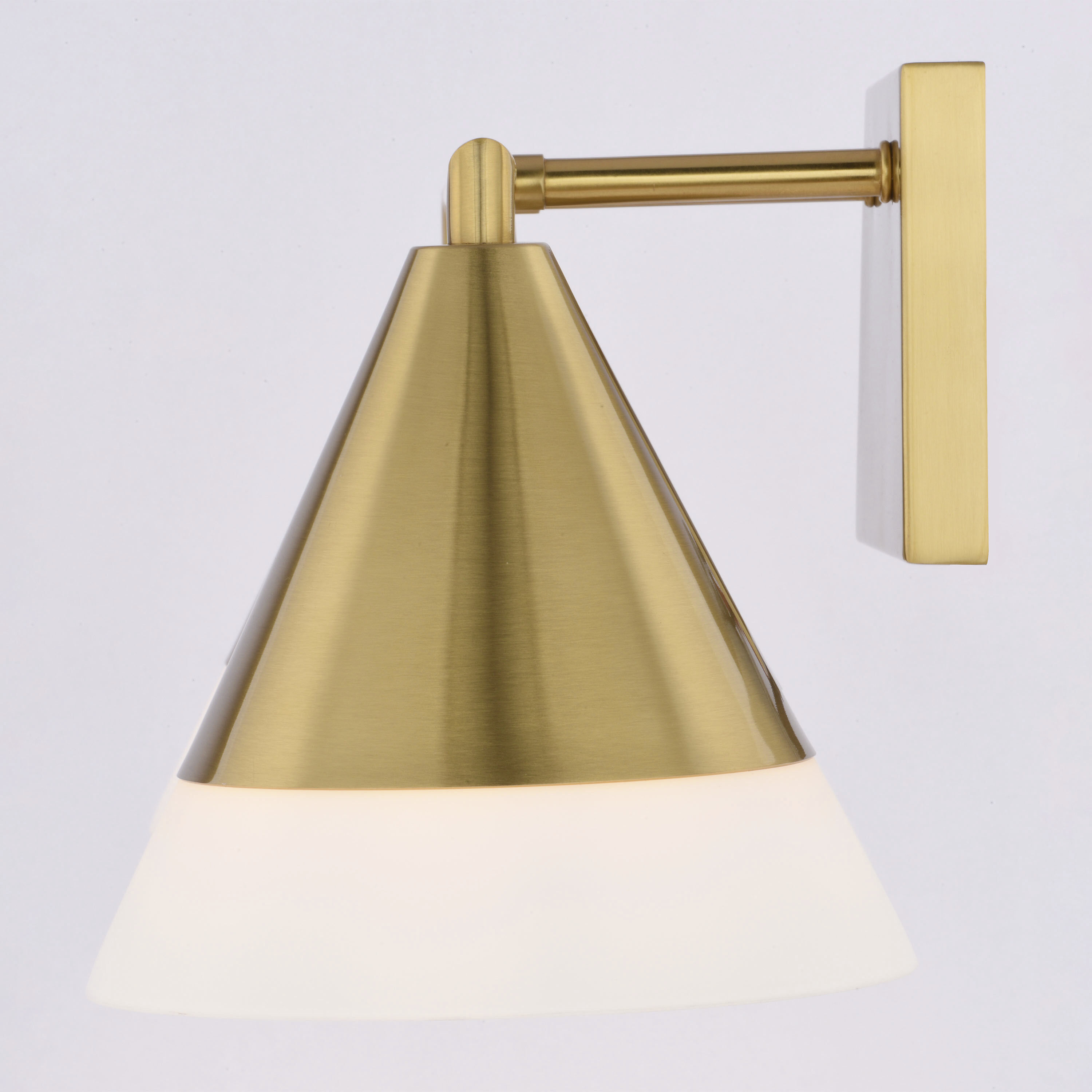 Winthrop 3 Light 25.25 inch Harvest Gold Bathroom Light Wall Light