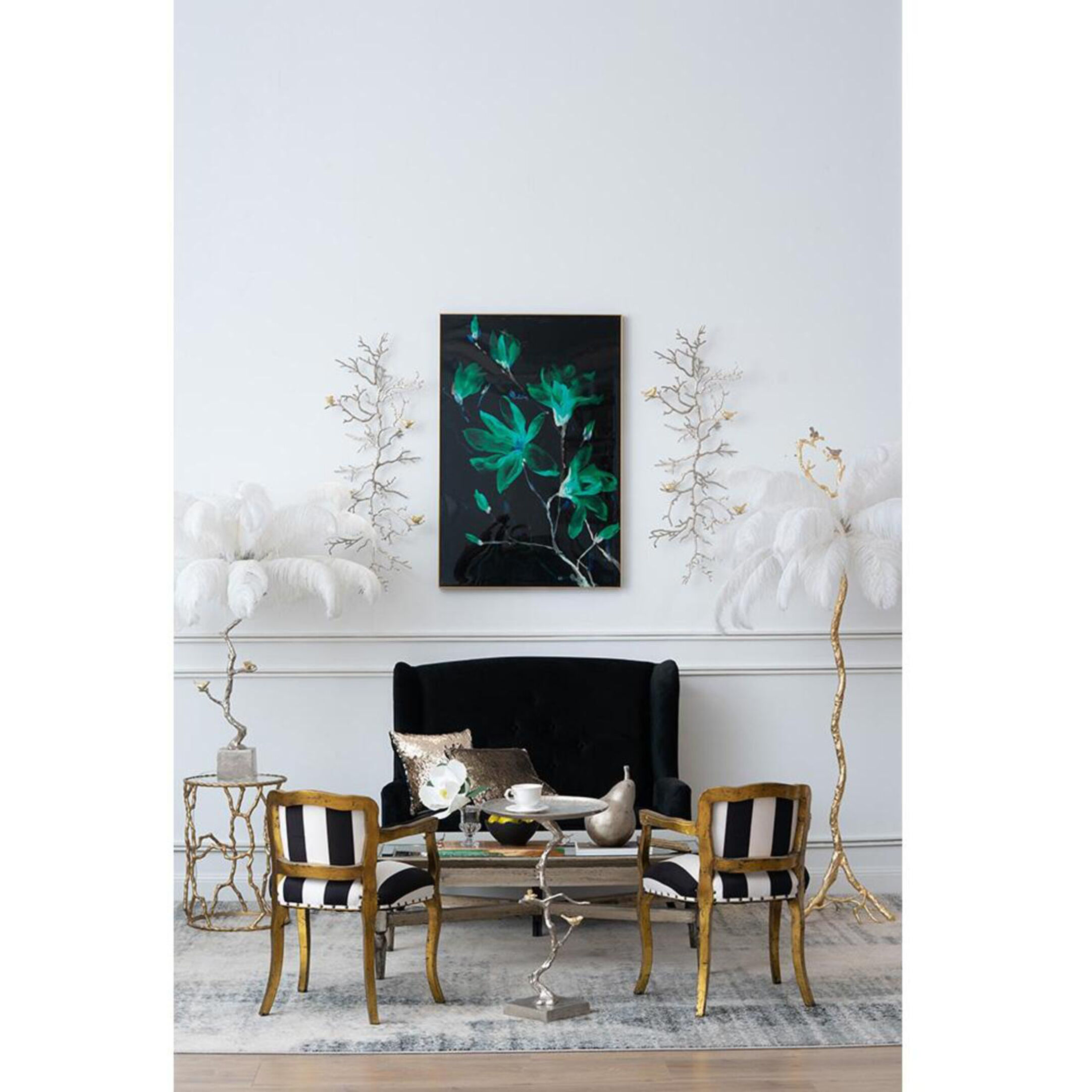 Atelier Branch Silver and Gold Wall Décor