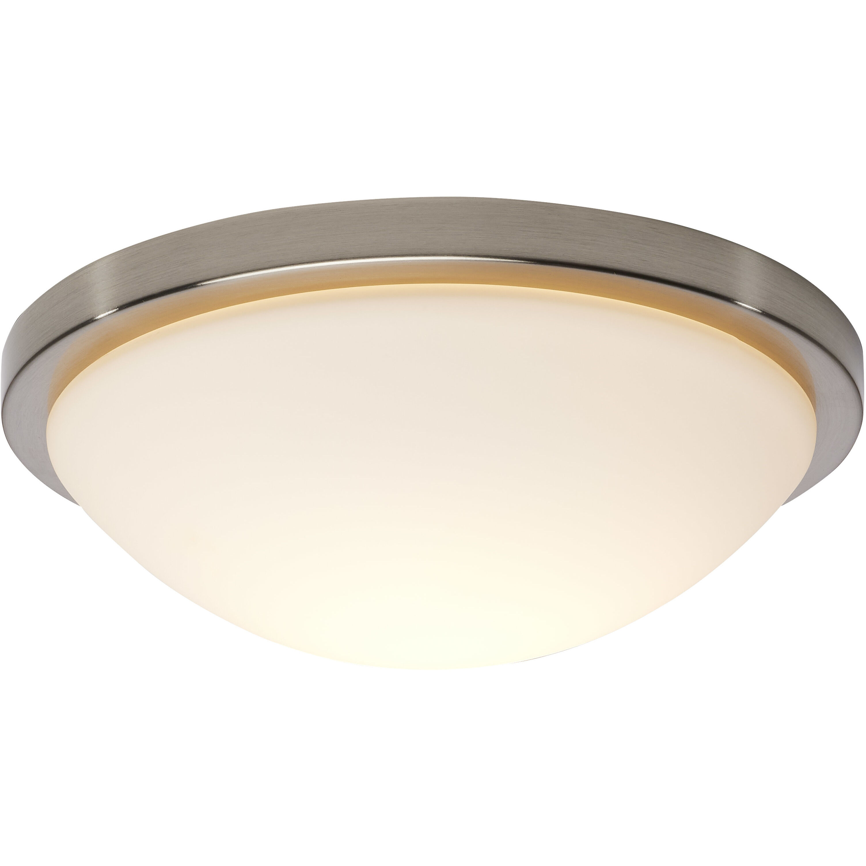 Button LED 11 inch Brushed Nickel LED Flush Mount Ceiling Light