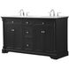 Clarence 60 X 22 X 35 inch Black Vanity Sink Set