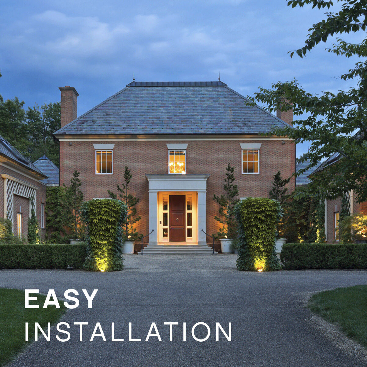 Nuvi 12v 1.40 watt Black Landscape Deck Sconce, Round