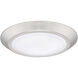 Verge LED 8 inch Brushed Nickel Flush Mount Ceiling Light