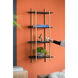 Four Tiers 44.1 X 18.1 X 9.8 inch Black Shelf